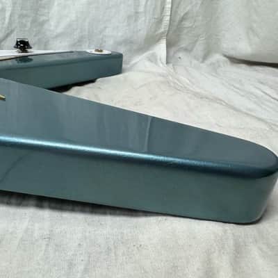 Gibson USA Custom Shop '59 1959 Reissue Flying V Guitar with COA + Case - Pelham Blue image 19