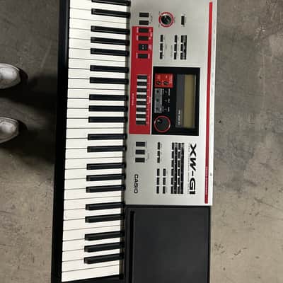 Casio XW-G1 61-Key Groove Synthesizer 2010s - Red / Silver image 1