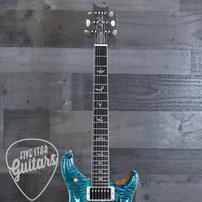 Pre-Owned PRS McCarty 594 Tremolo Wood Library - Laguna Blue with Hard Shell Case image 4