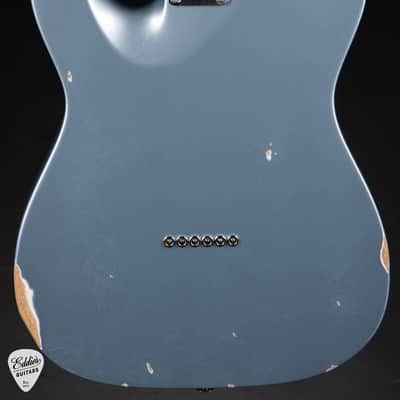 2024 - Suhr Eddie's Guitars Exclusive Roasted Classic T Antique - Ice Blue Metallic image 4