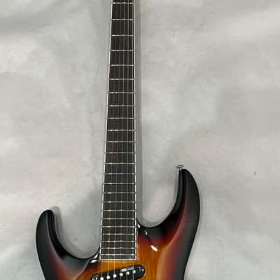 ESP LTD SC-20 Stephen Carpenter Signature Left-Handed 2023 3-Tone Burst w Case New Overstock Closeout image 4