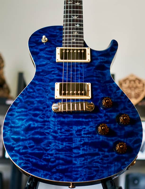 PRS 20th Anniversary Artist Top SingleCut Custom 22 Quilted Blue Brazilian Board 2007 image 1