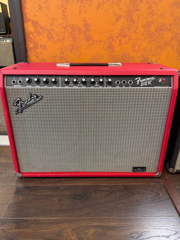 Fender Frontman 212R 2-Channel 100-Watt 2x12" Solid State Guitar Combo - Red image 1