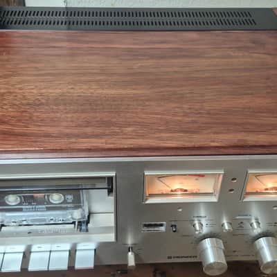 Pioneer CT-F8282 vintage cassette deck recorder RESTORED WALNUT VENEER 1974 image 3