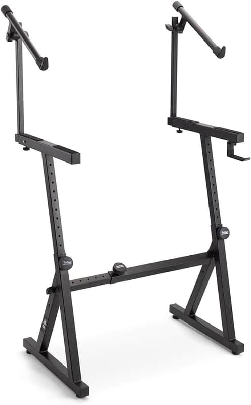 On-Stage KS1365 Z Keyboard Stand with Second Tier image 1