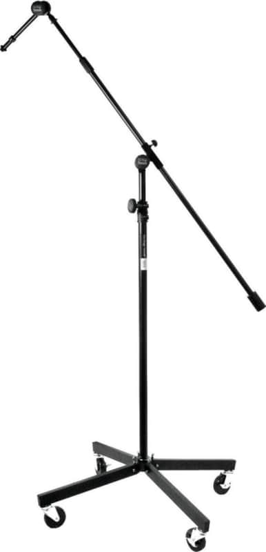 On-Stage SB96+ Tripod Studio Rolling Microphone Boom Stand w/ 7" Mini Boom image 1