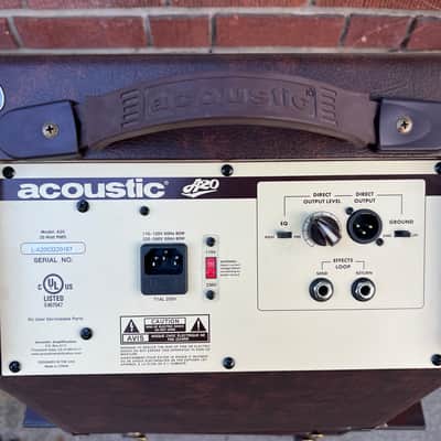 Acoustic A20 20W Acoustic Guitar Amplifier – Vintage-Styled Combo Amp with Chorus & Reverb image 12