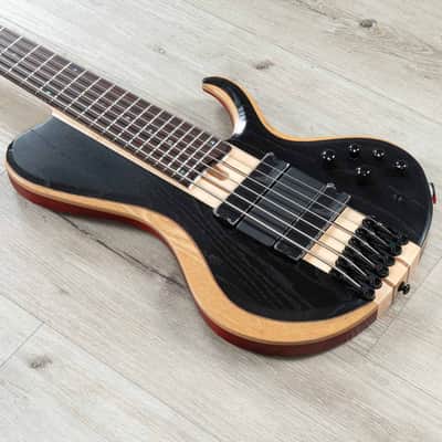 Ibanez BTB866SC BTB Bass Workshop 6-String Bass, Rosewood, Weathered Black image 1