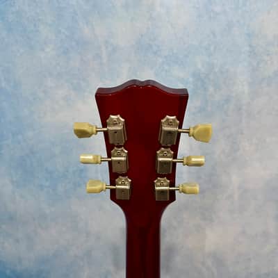 Edwards by ESP E-LP 2000s Flame Top Cherry Sunburst Made in Japan Les Paul image 13
