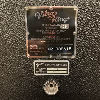 Vibro-King VK-212 Enclosure 140-Watt 2x12" Guitar Speaker Cabinet image 3