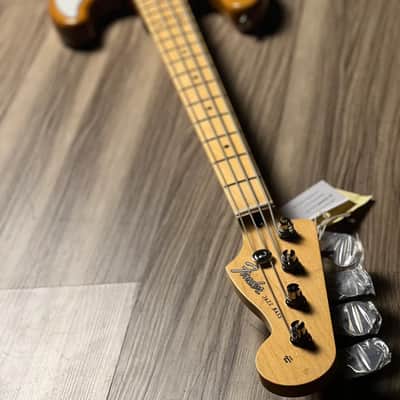 Fender Japan Hybrid II Jazz Bass PJ with Maple FB in Vintage Natural JD24005024 image 5
