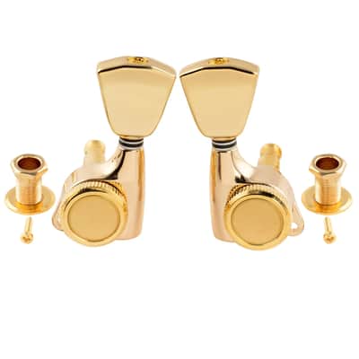 Brio 3x3 Locking Tuners 18:1 Ratio • Full Sealed Locking Machine Heads - Gold image 7