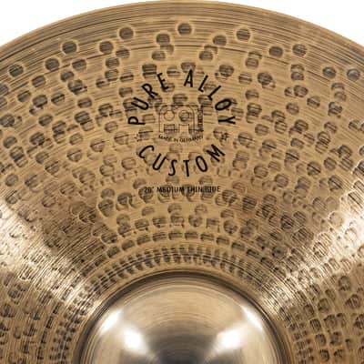 MEINL PAC20MTR Pure Alloy Custom Medium Thin Ride 20 Zoll Becken image 6