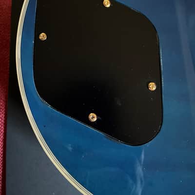 Firefly Firefly FFLP Custom Elite Les Paul Style Ocean Blue Quilted Maple Top 2024 - Standard image 7