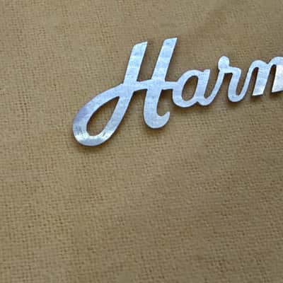 Harmony Guitar Headstock Logo Badge Emblem 60s image 2