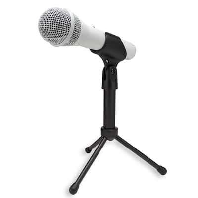 Samson Q2U Handheld Dynamic USB Microphone Recording and Podcasting Pack (White) image 3