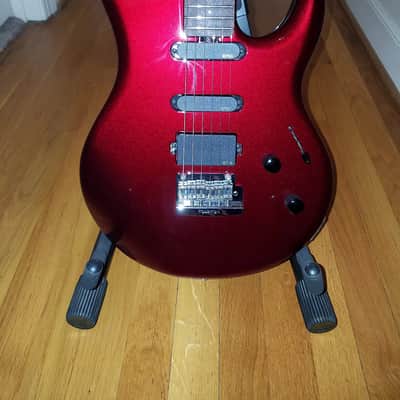 PRICE DROP!!   Ernie Ball Music Man Luke II Candy Red image 2