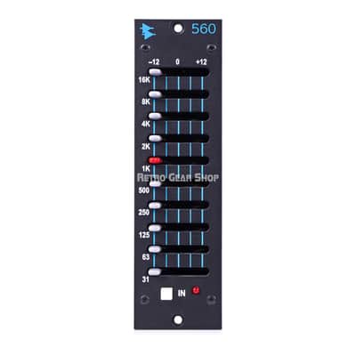 API 560 10-Band Analog Graphic Equalizer 500-series EQ Used image 2