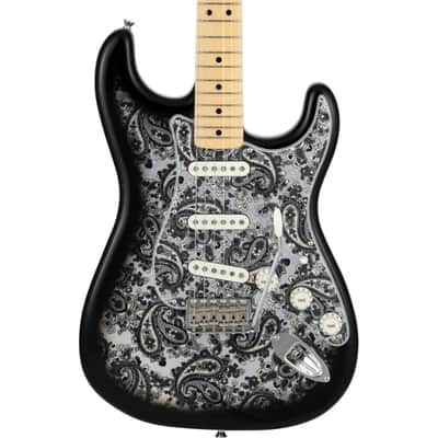 Fender Made in Japan Limited Stratocaster MN Black Paisley image 1