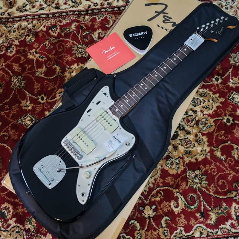 *NEW IN BOX* 2026 Fender Japan Heritage 60s Jazzmaster Black Nitro Lacquer Finish with Matching Headstock, Fender Flagship Tokyo Store Exclusive Color, MIJ JD26 image 1