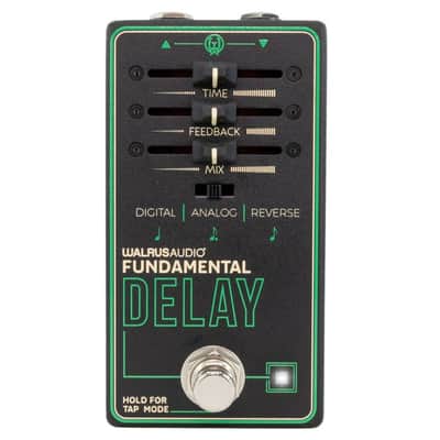 New Walrus Audio Fundamental Series Delay Guitar Effects Pedal image 1