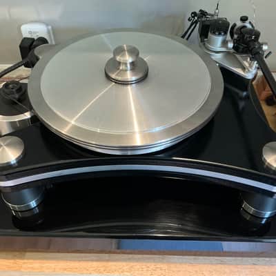 VPI Prime Signature Turntable Excellent Condition w/ Periphery Clamp And Brand New Tonearm And Junction Box image 2