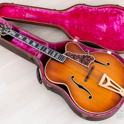 1963 Gibson Super 400C Cutaway Acoustic Archtop Guitar Cherry Sunburst, 100% Original w/ Case image 21