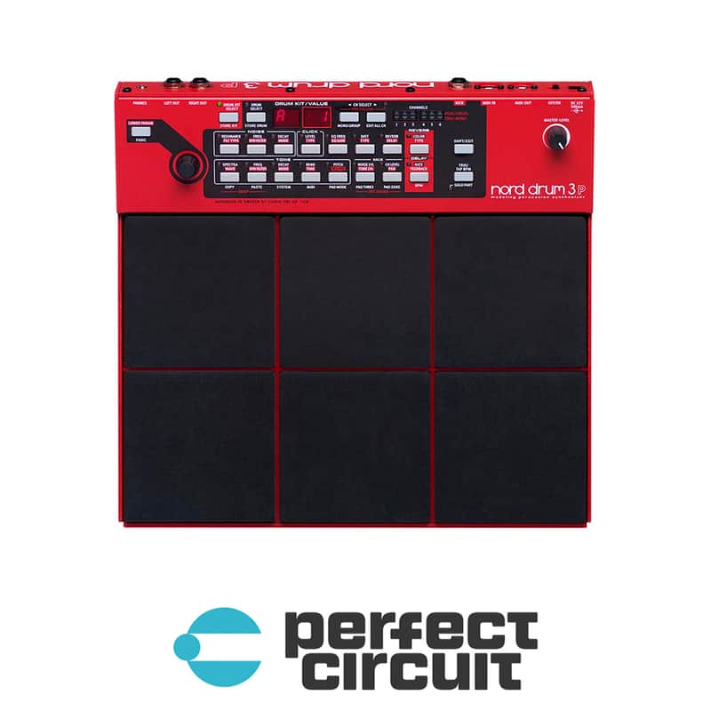 Nord Drum 3P 6-Channel Modeling Percussion Synthesizer | Reverb