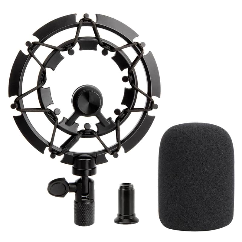 Razer Seiren X Shock Mount With Pop Filter Matching Mic Boom Arm Stand, Compatible For Razer Seiren X Microphone image 1