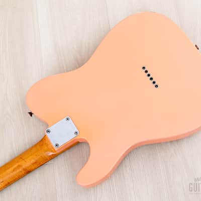 1960 Fender Telecaster Pre-CBS Vintage Guitar Slab Board Tahitian Coral w/ Case image 13