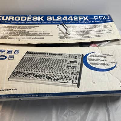 BEHRINGER EURODESK MX 2442A Mixing Console Works- No Power Supply - read image 2