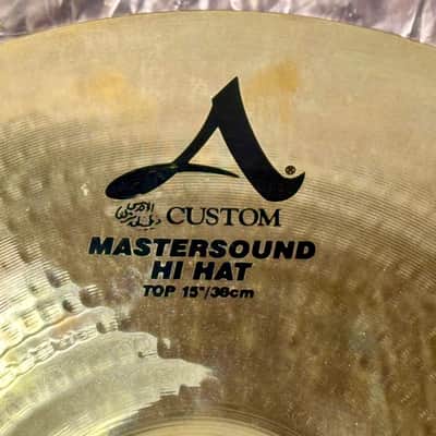 Don’t pay £512!! 15" Zildjian A Custom MASTERSOUND Hihats 1165g 1700g image 3