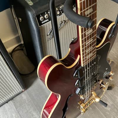 Epiphone Riviera Custom P93 2011 - 2019 - Wine Red used image 9