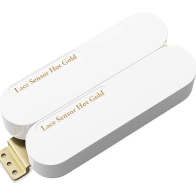 LACE Sensor Hot Gold Dually Humbucker (26.4k) - White image 1