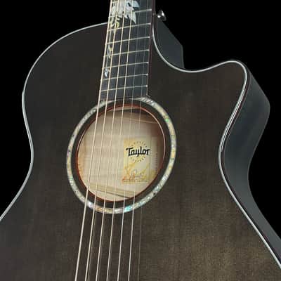 Taylor Custom Grand Concert 12-Fret Transparent Black w/case image 4
