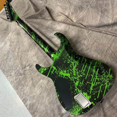 ESP USA M-II NTB NT 1-Off Custom Alien Blood Splatter image 5