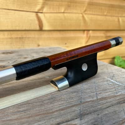Double Bass French Bow - Rarer Flamed Pernambuco - Otto Spengler - Gawwjuss image 16