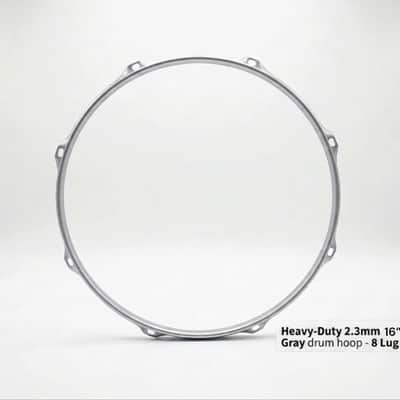 Dolby 16” Gray Hoop 8 Lug 2.3 mm Heavy Duty Triple Flange image 3
