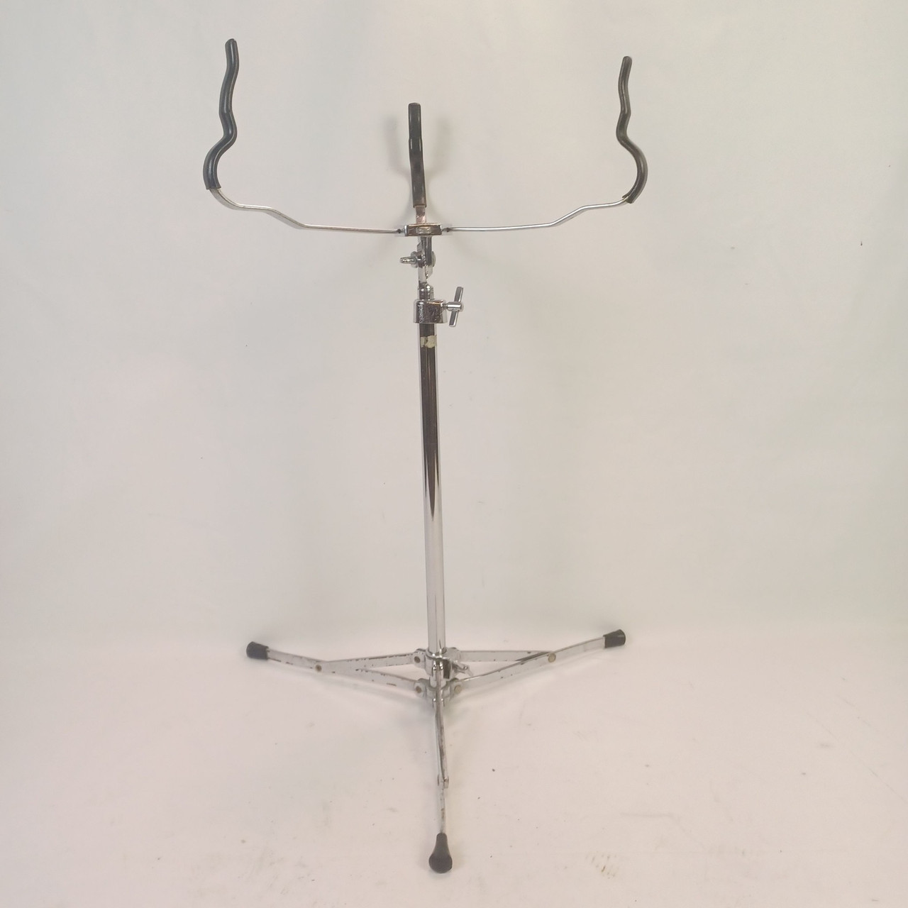 Ludwig WFL Atlas Flat Base#1363 Snare Drum Stand Chrome Vintage Flush Block Logo — main photograph