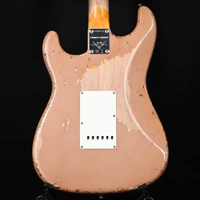 Fender Custom Shop Limited Edition '59 Stratocaster Super Heavy Relic- Aged Dirty Shell Pink/ Chocolate 3 Tone Sunburst 2025 (CZ585212) image 3