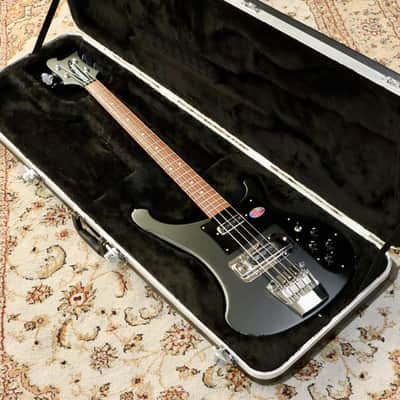 Rickenbacker 4003S MBL Bass Guitar, Matt Black with Hard Case image 10