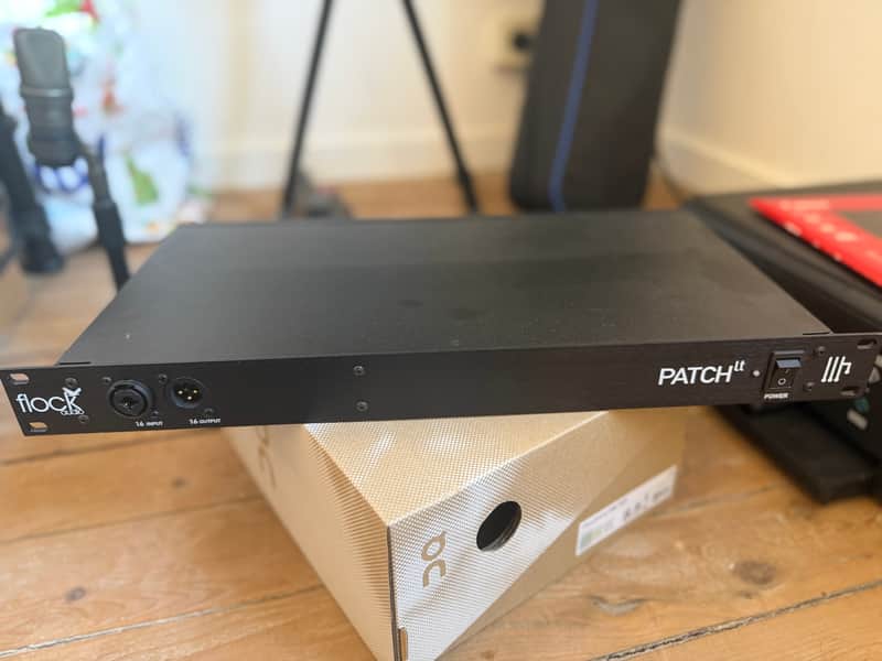 Flock Audio Patch LT 32-Point Digital Patchbay 2023 - Present - Black image 1