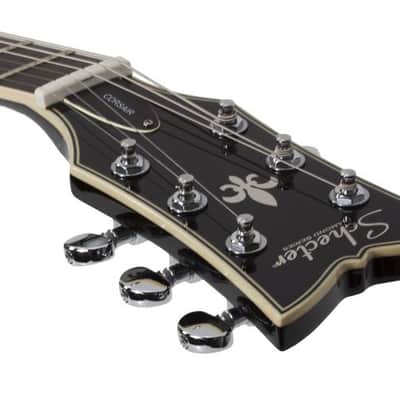 Schecter Corsair Semi-Hollow with Bigsby Vibrato 2020s Gloss Black image 5