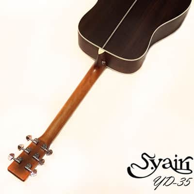 S.Yairi YD-35 Solid wood Sitka Spruce & Indian Rosewood Dreadnought acoustic guitar High-quality image 3