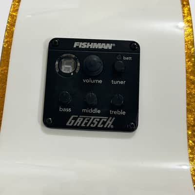 Gretsch G5022CWFE-12 Rancher Falcon Acoustic Electric Guitar - White image 8