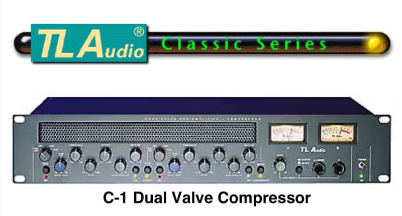 TL Audio C-1 Classic Series Dual Valve Compressor 1990s - Blue image 1