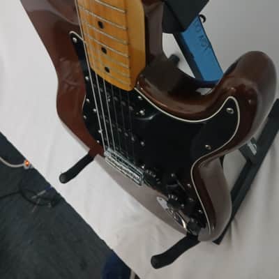 Fender Stratocaster with 3-Bolt Neck, Maple Fretboard 1973 - 1977 - Walnut (Mocha) image 6
