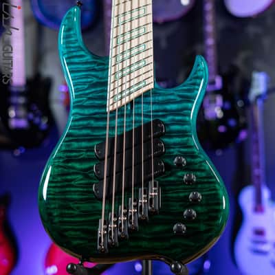 Dingwall Z3 6-String Bass Green to Turquoise Fade image 1