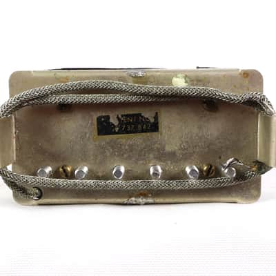 Vintage Gibson T-Top Patent Sticker Humbucker Electric Guitar Pickup 7.30k image 2