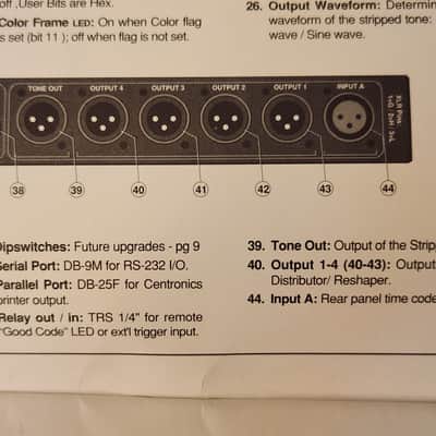 Brainstorm Electronics  SR-15+ Time Code Distripalyzer image 21